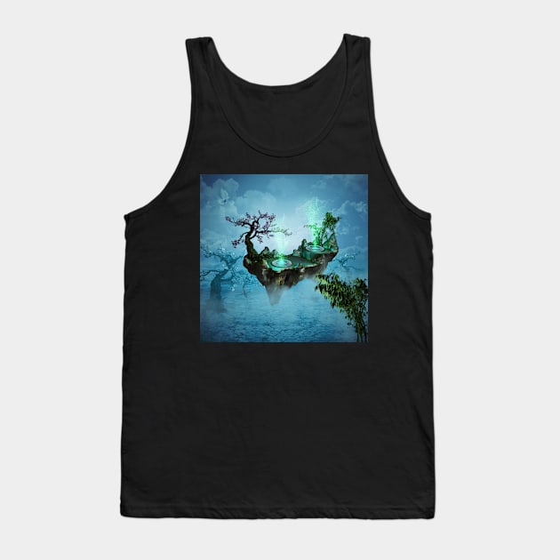 Flying island with trees Tank Top by Nicky2342